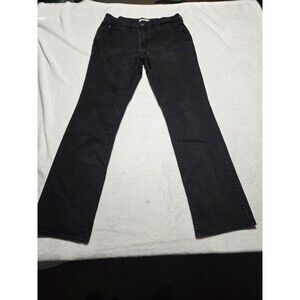 Levi's 505 Regular Fit Straight Leg Jeans Womens Sz 30 Black Stretch Denim 30x31